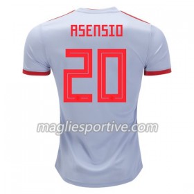 Completo Calcio Spagna Asensio 20 Divisa Trasferta Mondiali 2018